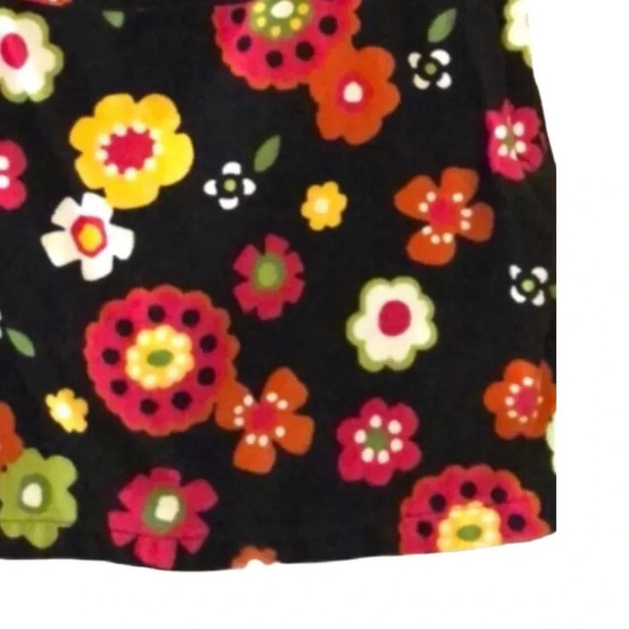 GYMBOREE EUC GIRLS CORDUROY SKORT BOTTOMS CASUAL WINTER FALL FLORAL SIZE 4 - Picture 3 of 5